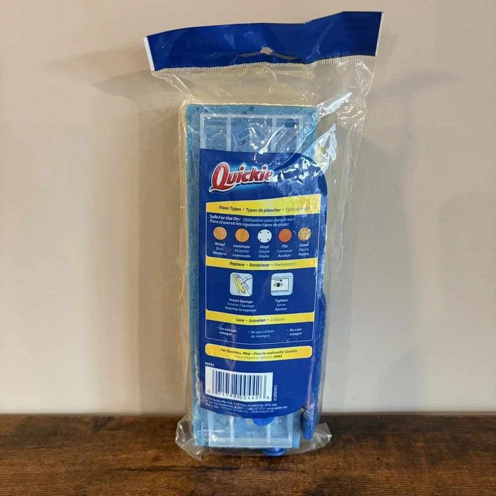 Quickie Clean Squeeze Sponge Mop Refill Type S #045 Replacement Discontinued